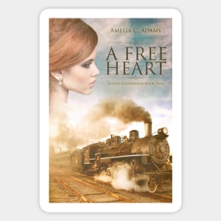 A Free Heart by Amelia C. Adams Sticker